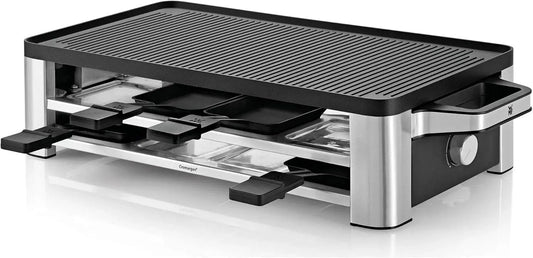 WMF Piastra, 1500 W, acciaio inox, Antiaderenti