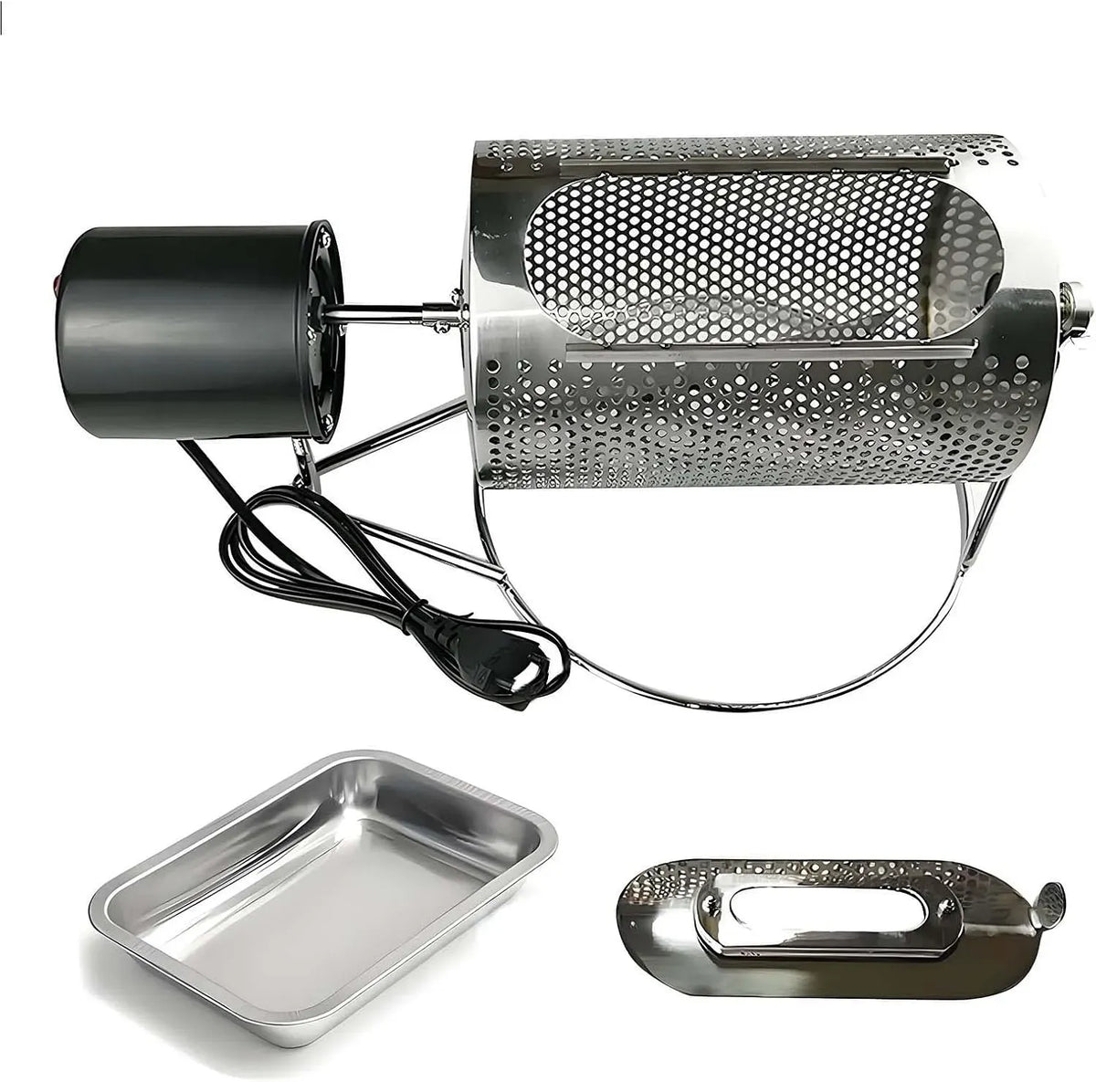 Tostatrice per Caffè Domestica Fai-da-Te, Tamburo in Acciaio Inox 304
