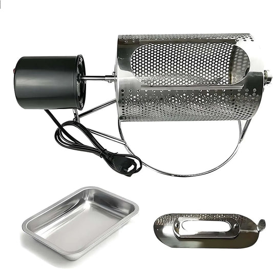 Tostatrice per Caffè Domestica Fai-da-Te, Tamburo in Acciaio Inox 304