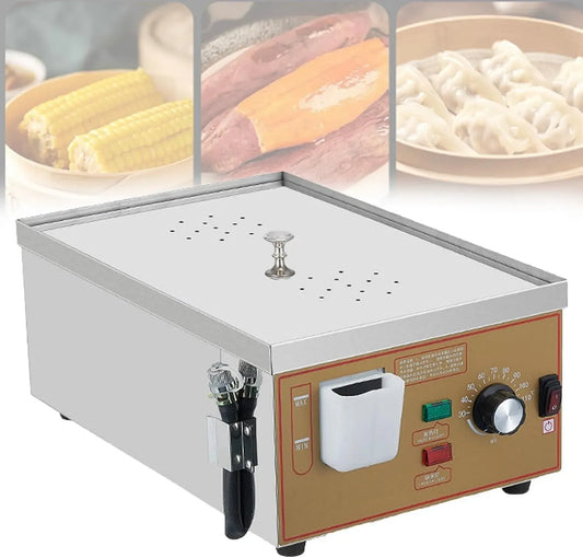 Ampia Superficie di Cottura, Vaporiera Elettrica con Allarme di Combustione A Secco, per Vaporiera Elettrica Professionale per Dim Sum, Sistema di