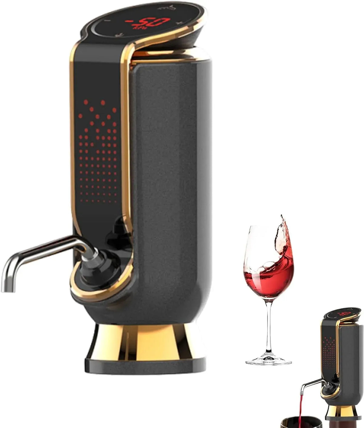 Dispenser, per vino, automatico, LED, Aeratore elettrico per vino