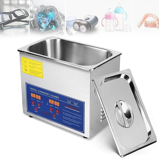 Macchina per la, Pulitore, vasca per pulizia a ultrasuoni, 10 L, portatile, industriale, professionale